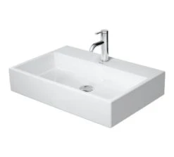 Duravit Vero Air - Wastafel 700x470 Mm, Zonder Overloop, Met Kraangat, WonderGliss, Wit 23507000411