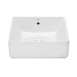 Roca The Gap - Opbouwwastafel 390x370 Mm, Met Overloop, Zonder Kraangat, Wit A3270ML000