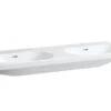 Laufen Lua - Dubbele Meubelwastafel 46x120 Cm, Met Overloop, Zonder Kraangat, Wit H8140810001091