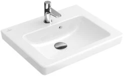 Villeroy & Boch Subway 2.0 - Fontein 500x400 Mm, Met Overloop En Kraangat, Ceramicplus, Wit 73155GR1