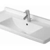 Duravit Starck 3 - Inbouw Wastafel 1050x485 Mm, Met 1 Kraangat, Wit 0304100000
