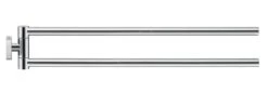 Duravit Karree - Dubbele Handdoekhouder Draaibaar, Lengte 450 Mm, Chroom 0099581000