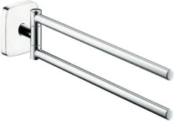 Hansgrohe PuraVida - 2-lids Handdoekhouder, Chroom 41512000