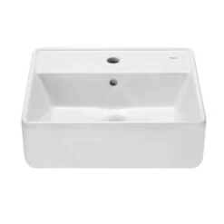 Roca The Gap - Opbouwwastafel 420x390 Mm, Met Overloop, Kraangat, Wit A3270MM000