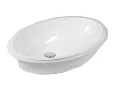 Villeroy & Boch Evana - Inbouw Wastafel Zonder Kraangat, 615x415 Mm, Met Ceramicplus 614400R1