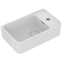 Ideal Standard Strada II - Fontein 450x270 Mm Met Kraangat Rechts, Met Ideal Plus, Wit T2994MA