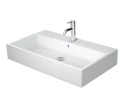 Duravit Vero Air - Wastafel 800x470 Mm, Met Overloop, Met Kraangat, WonderGliss, Wit 23508000001