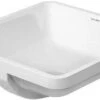 Duravit Starck 3 - Inbouw Wastafel 430x430 Mm, Zonder Kraangat, Wit 0305430000