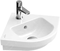 Villeroy & Boch Subway 2.0 - Hoekfontein 320x320 Mm, Met Overloop En Kraangat, Ceramicplus, Wit 731945R1