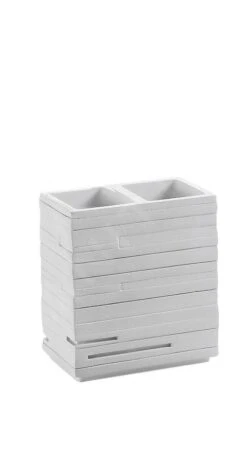 Sapho Gedy Quadrotto - Tandenborstelhouder, Wit QU9802