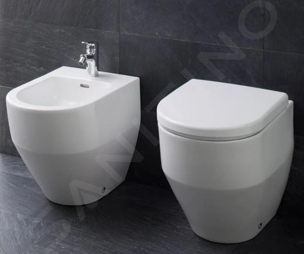 Laufen Pro - Staand Bidet, 530x360 Mm, Watertoevoer Achter, Met Kraangat, Wit H8329520003021 - Afbeelding 3