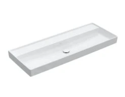 Villeroy & Boch Collaro - Meubelwastafel 1200x470 Mm, Zonder Overloop, Zonder Kraangat, CeramicPlus, Stone White 4A33C3RW