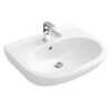 Villeroy & Boch O.novo - Wastafel 650x510 Mm, Met Overloop, Met Kraangat, Alpine Wit 51606501