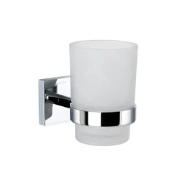Kielle Harmonia - Tandenborstelhouder, Mat Glas/chroom 40023000