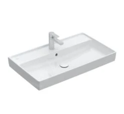 Villeroy & Boch Collaro - Meubelwastafel 800x470 Mm, Met Overloop, Kraangat, Alpine Wit 4A338001