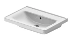 Duravit D-Neo - Wastafel 650x480 Mm, Zonder Kraangat, Met WonderGliss, Wit 23676500601