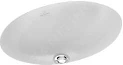 Villeroy & Boch Loop&Friends - Onderbouw Wastafel 560x375 Mm, Zonder Overloop, Ceramicplus, Wit 616131R1