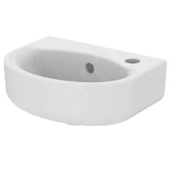 Ideal Standard Connect - Fontein 350x155x260 Mm, 1 Kraangat, Met Overloop, Wit E791301