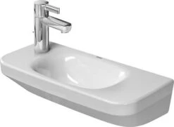 Duravit DuraStyle - Fontein 500x220 Mm, Zonder Overloop, Met Kraangat Links, Wit 0713500009