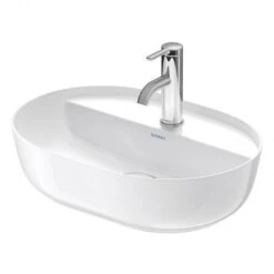 Duravit Luv - Opzetwastafel, 500x350 Mm, Zonder Overloop, Met Kraangat, Wit 0380500000