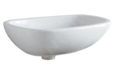 Geberit Citterio - Wastafel 560x400 Mm Voor Waskom, Zonder Overloop, KeraTect, Wit 500.542.01.1