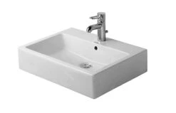 Duravit Vero - Waskom Op Blad, 595x465 Mm, Met Overloop, Met Kraangat, Wit 0452600000