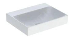 Geberit ONE - Wastafel 500x400x140 Mm, Zonder Overloop, Zonder Kraangat, KeraTect, Wit 505.021.01.6