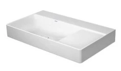 Duravit DuraSquare - Meubelwastafel 800x470 Mm, Links, DuraCeram, Met WonderGliss, Alpine Wit 23488000791