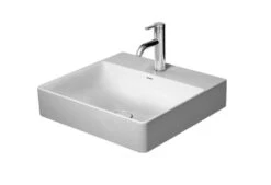 Duravit DuraSquare - Wastafel 500x470 Mm, Zonder Overloop, Met Kraangat, DuraCeram, Wit 2353500041