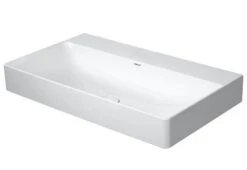 Duravit DuraSquare - Wastafel 800x470 Mm, DuraCeram, Met WonderGliss, Alpine Wit 23538000701