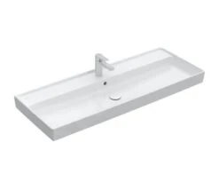 Villeroy & Boch Collaro - Meubelwastafel 1200x470 Mm, Met Overloop, Kraangat, CeramicPlus, Stone White 4A33C5RW