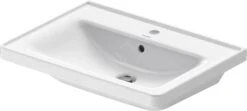 Duravit D-Neo - Wastafel 650x480 Mm, Met Kraangat, Wit 2367650000