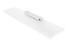 Nimco Nikau - Plank, Lengte 600 Mm, Mat Glas/chroom NK 30091B-60-26