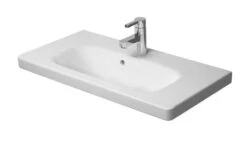 Duravit DuraStyle - Compact Meubelwastafel, 785x400 Mm, Met 1 Kraangat, Met WonderGliss, Alpine Wit 23377800001