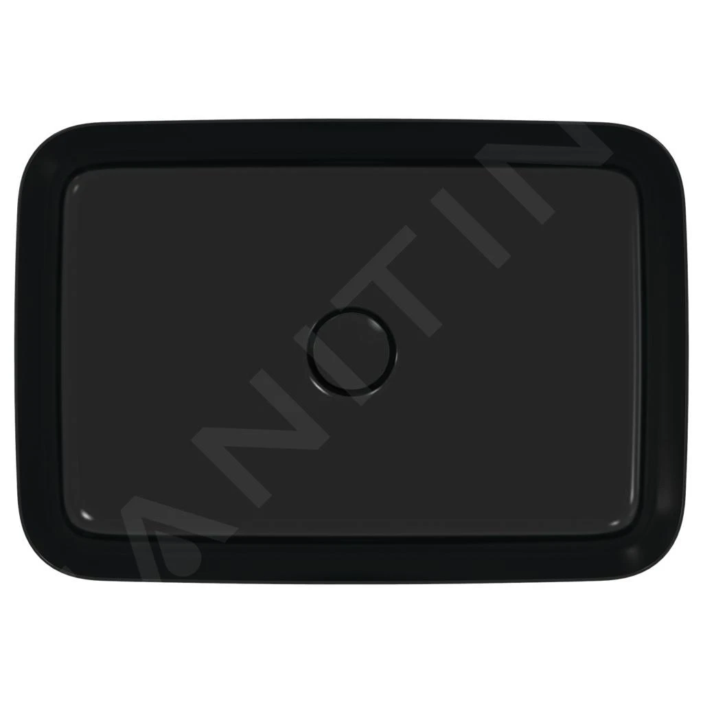 Ideal Standard Ipalyss - Opbouw Wastafel, 550x380 Mm, Zonder Overloop, Mat Zwart E2076V3 - Afbeelding 3