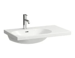 Laufen Lua - Meubelwastafel 75x46 Cm, Met Overloop, Kraangat, LCC, Wit H8170864001041