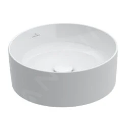 Villeroy & Boch Collaro - Waskom Op Blad, Diameter 400 Mm, Alpine Wit 4A184001