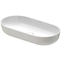 Duravit Luv - Opzetwastafel, 800x400 Mm, Zonder Overloop, Wit/mat Grijs 0379802300