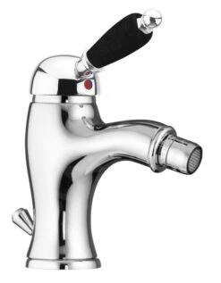 Sapho Kirké Black - Bidetkraan Met Waste, Chroom KI03NC