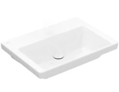 Villeroy & Boch Subway 3.0 - Wastafel 650x470 Mm, Zonder Overloop, Zonder Kraangat, CeramicPlus, Alpine Wit 4A7068R1
