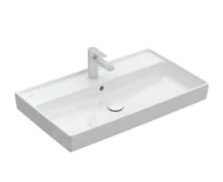 Villeroy & Boch Collaro - Meubelwastafel 800x470 Mm, Met Overloop, Kraangat, CeramicPlus, Alpine Wit 4A338GR1
