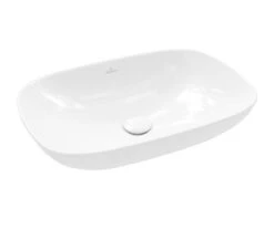 Villeroy & Boch Loop&Friends - Opzetwastafel, 560x380 Mm, Met Overloop, Alpine Wit 4A490001