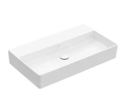 Villeroy & Boch Memento 2.0 - Wastafel 800x470 Mm, Zonder Overloop, Zonder Kraangat, Alpine Wit 4A228301