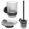 Ideal Standard IOM - Set Badkameraccessoires, Mat Glas/zwart A9245XG