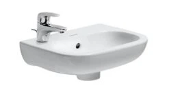 Duravit D-Code - Fontein 360x270 Mm, Met 1 Kraangat Links, Alpine Wit 07053600092