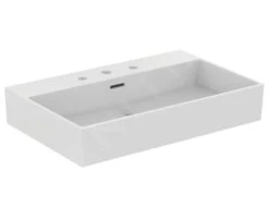 Ideal Standard Extra - Wastafel 700x450 Mm, Met Overloop, Met 3 Kraangaten, Wit T389201