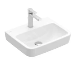 Villeroy & Boch O.novo - Fontein 450x370 Mm, Zonder Overloop, Kraangat, Alpine Wit 43444601