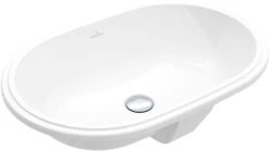 Villeroy & Boch Architectura - Onderbouw Wastafel, 570x375 Mm, Met Overloop, Alpine Wit 5A766001