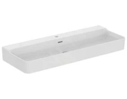 Ideal Standard Conca Ceram - Wastafel 1200x450 Mm, Met Overloop, Met Kraangat, Wit T369401