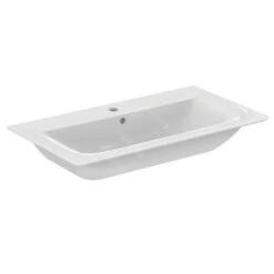 Ideal Standard Connect Air - Meubelwastafel 840x160x460 Mm, Met Overloop, Met Kraangat, Wit E027901